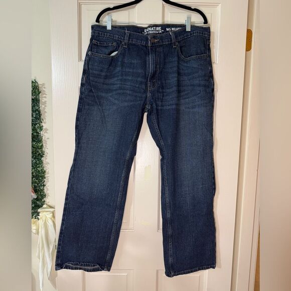 Men’s Signature Levi’s S61 Relaxed Jeans 36 x 30 - Picture 1 of 5